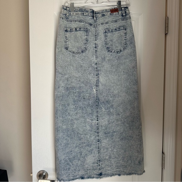 Denim Maxi Skirt - Size Small - Picture 2 of 3